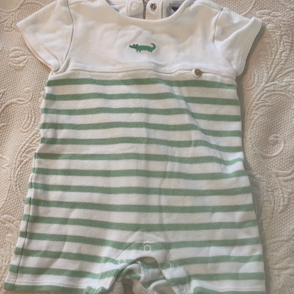 Janie and Jack Alligator Romper